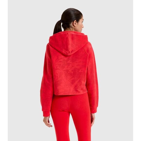Diadora Red Cotton Women's Sweatshirt - Picture 4 of 6